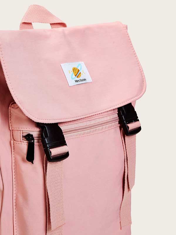 Double Release Buckle Front Backpack